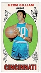 1969 Topps Basketball #87 Herm Gilliam - Cincinnati Royals RC